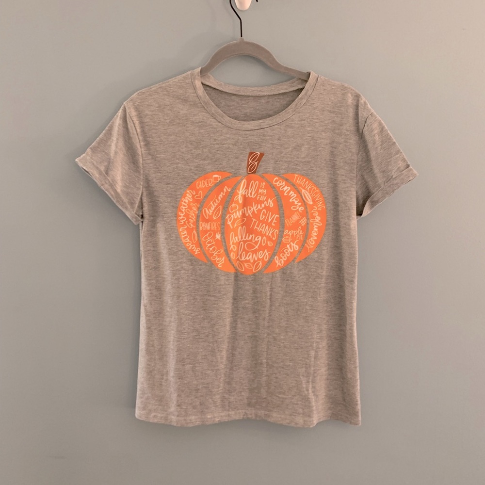 Pumpkin Fall Themed T-shirt